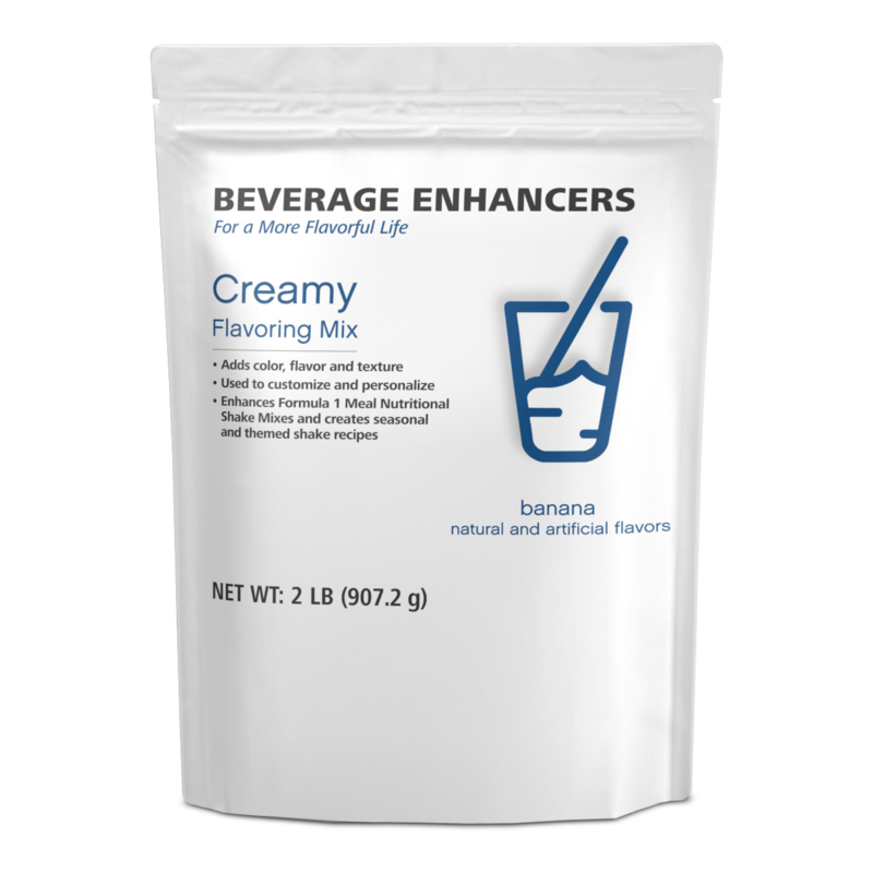 Creamy Flavoring Mix: Sugar-Free Banana 2 lb. Pouch